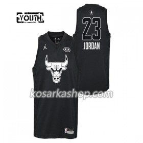 Dres Chicago Bulls Michael Jordan  23 2018 All Star Jordan Brand Crna Swingman - Dječji